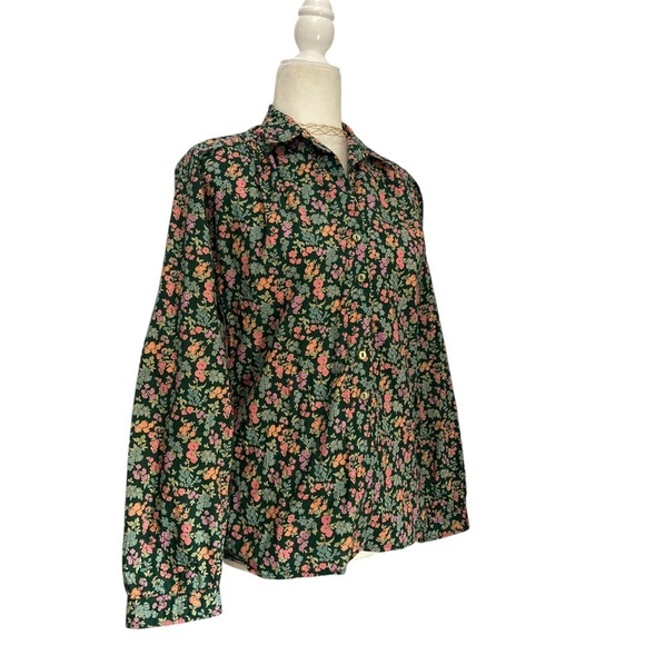 Matisse of Bond Street Liberty of London Fabric Floral Blouse Long Sleeve Vtg 70 - Picture 6 of 7